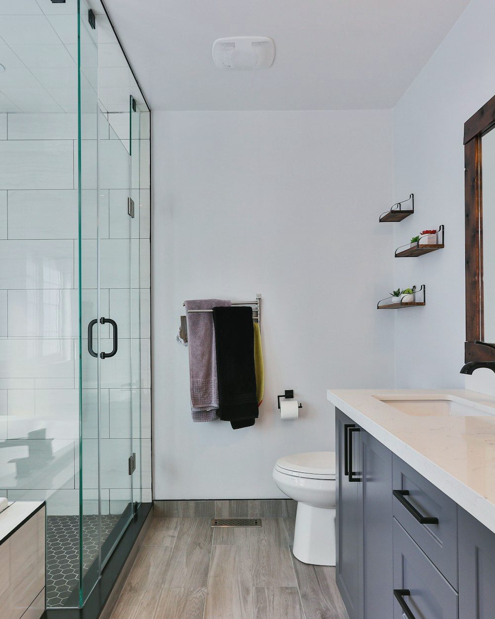 A bright, freshly cleaned bathroom in a Windham home
